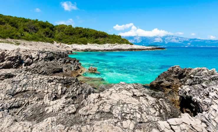 korcula, costa adriatica