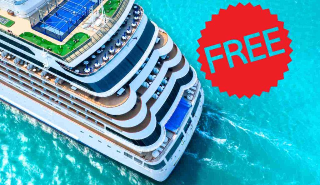 Illustrazione di una crociera gratis (Canva FOTO) - marinecue.it