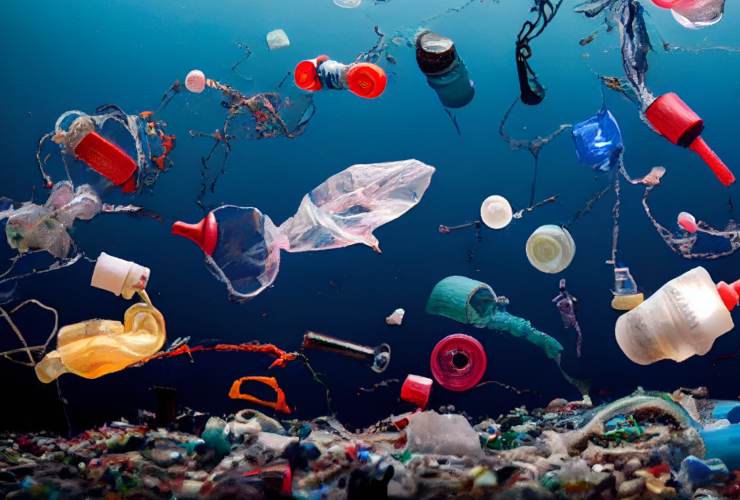 Illustrazione di una pattumiera marina (Canva FOTO) - marinecue.it