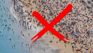 Illustrazione di una spiaggia caotica (Canva FOTO) - marinecue.it