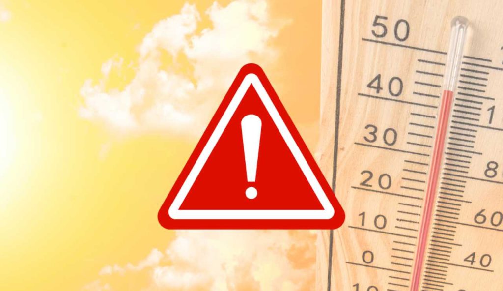 Illustrazione delle temperature alte (Canva FOTO) - marinecue.it