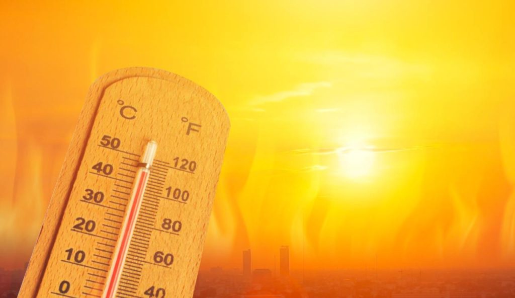 Illustrazione di temperature roventi (Canva FOTO) - marinecue.it