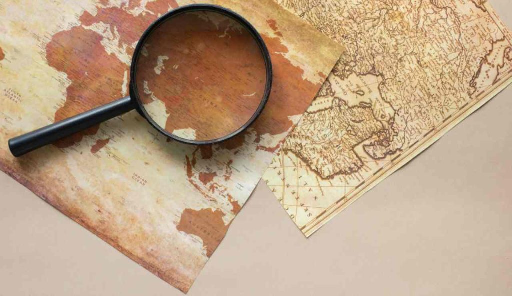 Illustrazione di una mappa (Canva FOTO) - marinecue.it