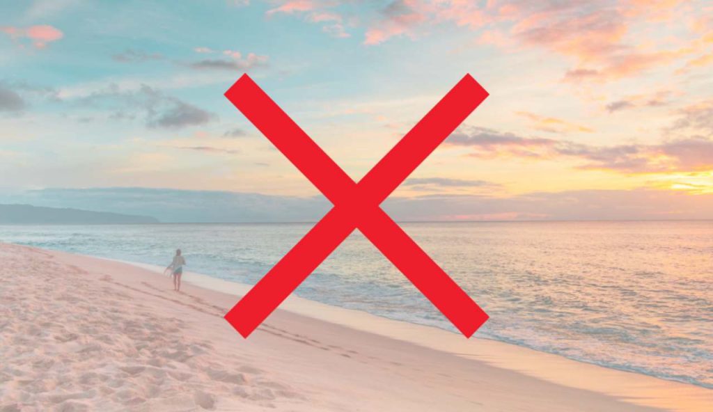 Vietato andare al mare (Canva FOTO) - marinecue.it