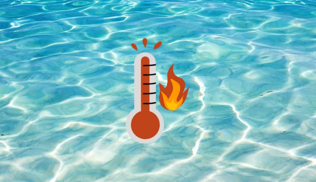 Illustrazione di un mare molto caldo (Canva FOTO) - marinecue.it