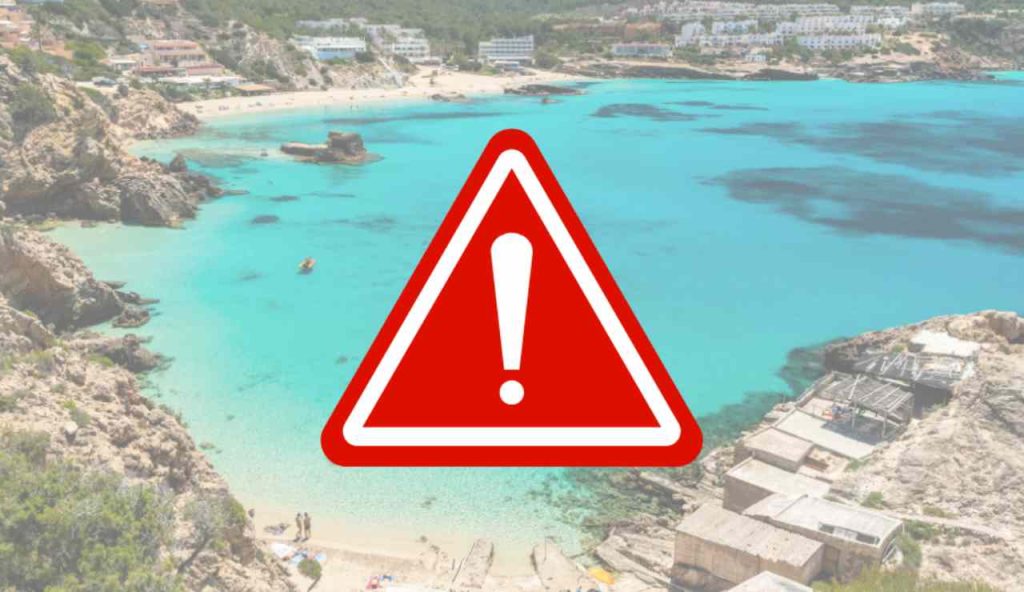 Illustrazione di un pericolo a Ibiza (Canva FOTO) - marinecue.it