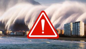 Illustrazione di un pericolo tsunami (Canva FOTO) - marinecue.it