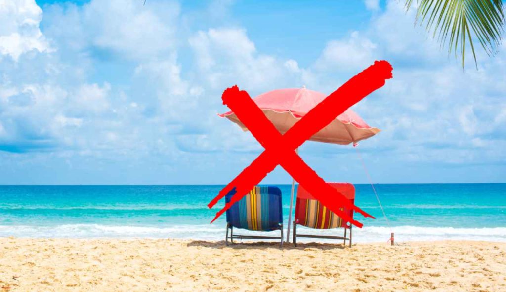 Illustrazione di una spiaggia libera (Canva FOTO) - marinecue.it