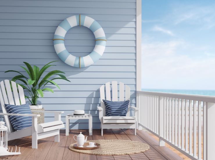 Illustrazione di un piccolo terrazzo (Canva FOTO) - marinecue.it