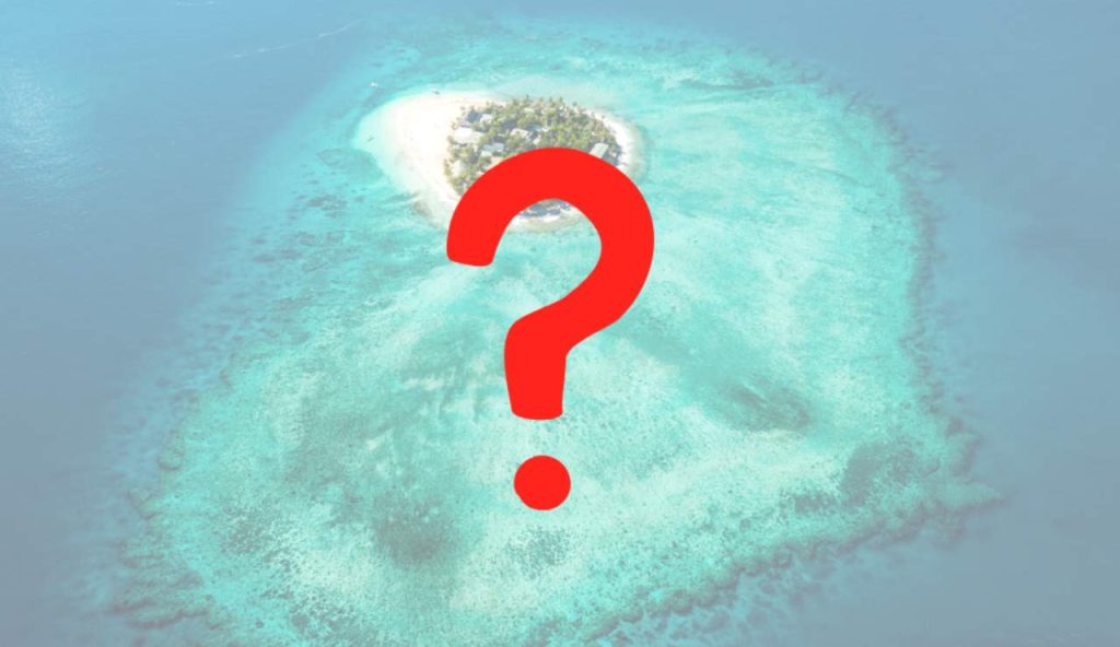 Illustrazione di un'isola in mezzo al mare (Canva FOTO) - marinecue.it