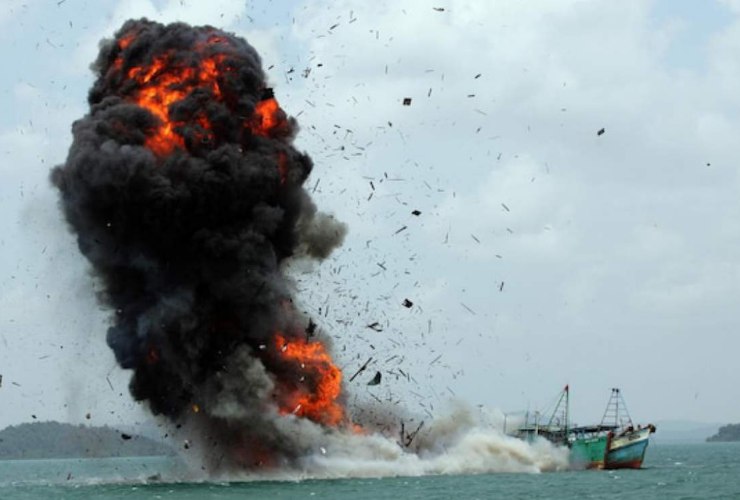 Incendi sulle navi