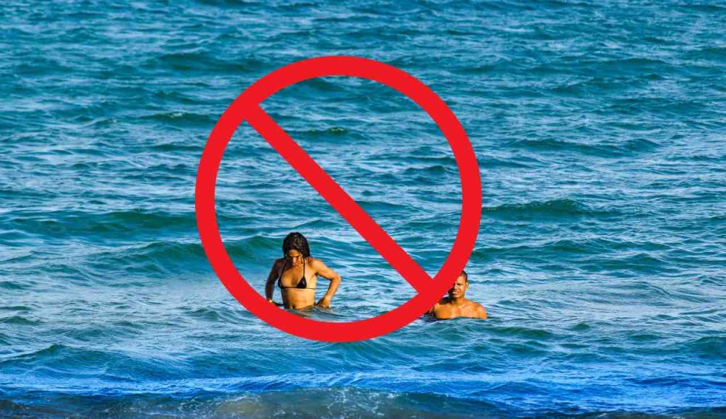 No balneazione