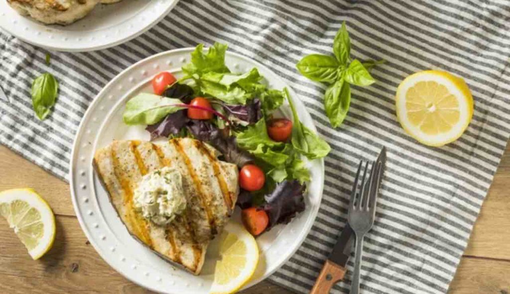 Piatto di pesce spada