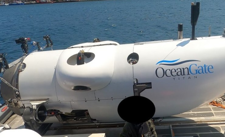 Titan Ocean Gate prima dell'immersione